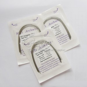 100packs high quality dental NITI Round arch wire super elastic